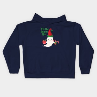 'Tis the Season, Boo Holiday Winter Ghost Kids Hoodie